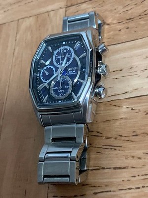 Seiko WIRED Solar Chronograph Watch V176 0AJ0 Luxury Timepiece For