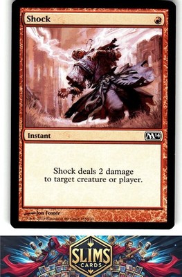 Magic the Gathering MTG Magic 2014 (M14) Shock #155 Buy 2 Get 1