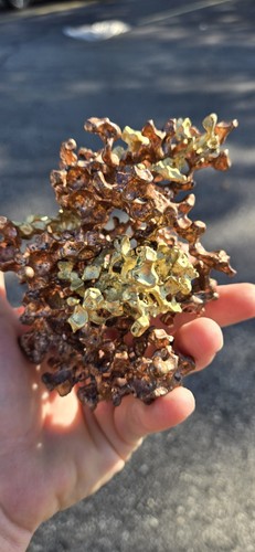 Copper Casting Anthill Art Sculpture Heavy For Its Size 1.4 Ibs - Picture 9 of 10
