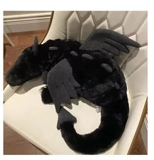 Jellycat Onyx Black Sky Dragon Huge Plush Doll BNWT With