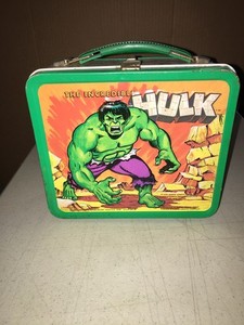 The Incredible Hulk  Metal Lunchbox  1978 Aladdin