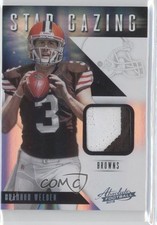 2012 Panini Absolute Star Gazing Materials Prime 45/49 Brandon Weeden #6 1l3