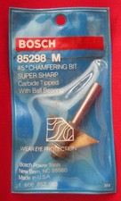 Bosch 85298M - Carbide Tipped Chamfering Bit - NEW IN PACKAGE - MADE IN THE USA