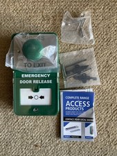 RGL DU-GB-PTE Dual Unit Green Dome Button C/W Emergency DR