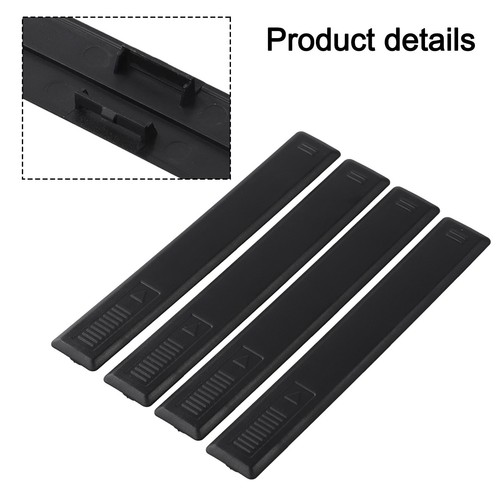 Black ABS Clip Cover For Suzuki SWIFT Roof Rack Bars Set Of 4 78132 68L01 //new - Picture 4 of 13