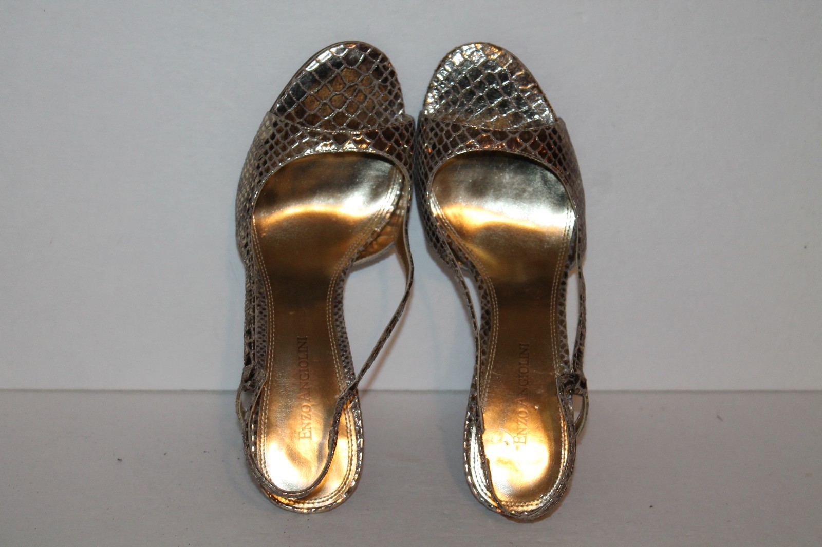 Enzo Angiolini Zailine Slingback Heels, Gold, 1007, … Gem