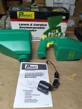 Lawn & Garden Rechargeable Seed Spreader #30701 Power Gardener NOS