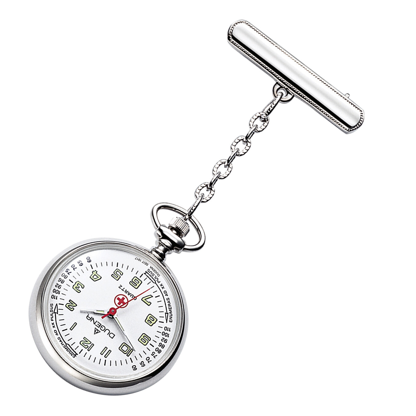 Dugena 4149882 Taschenuhr Lepine bzw Schwesternuhr mit Pulsmesserskala 20190₽