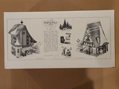 Dept 56 North Pole Start A Tradition Set #56390 BOX ONLY - Picture 3 of 5