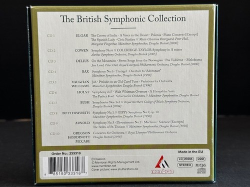 The British Symphonic Collection (10 CD Set) Elbar, Delius, Holst, Butterworth - Picture 3 of 3
