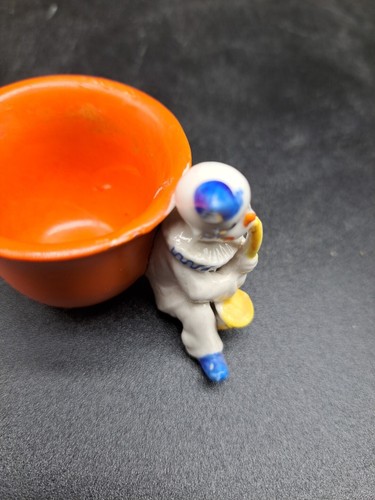 Tiny Vintage Japanese Clown Planter - Picture 11 of 14