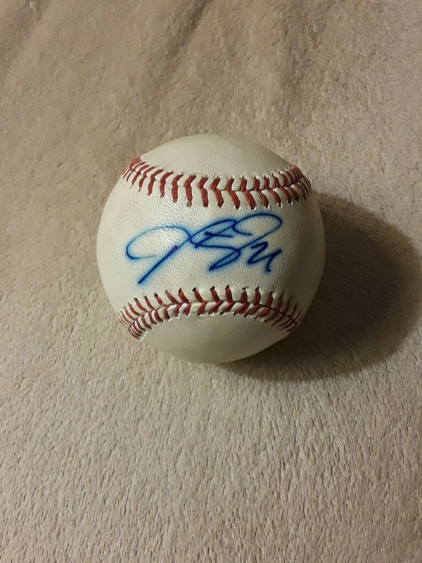 Martin Prado MLB Signed Autograph Official Game Used Major League Baseball 