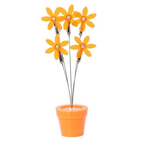 Cute Flower Table Card Memo Holder Stand1 Pcs Photo Clips Holder Desk Stand f...