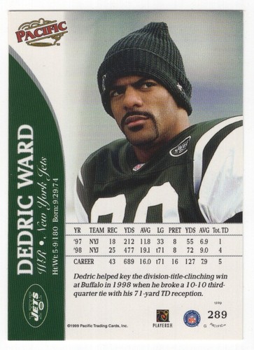 1999 Pacific Football Set Break - Cards #226-450 Pt.2 - 第 99/373 張圖片