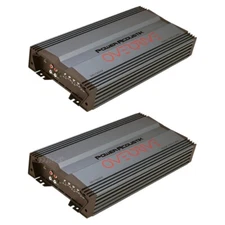 (2) Power Acoustik Overdrive OD1-7500D | 7500W Max Monoblock Subwoofer Amplifier