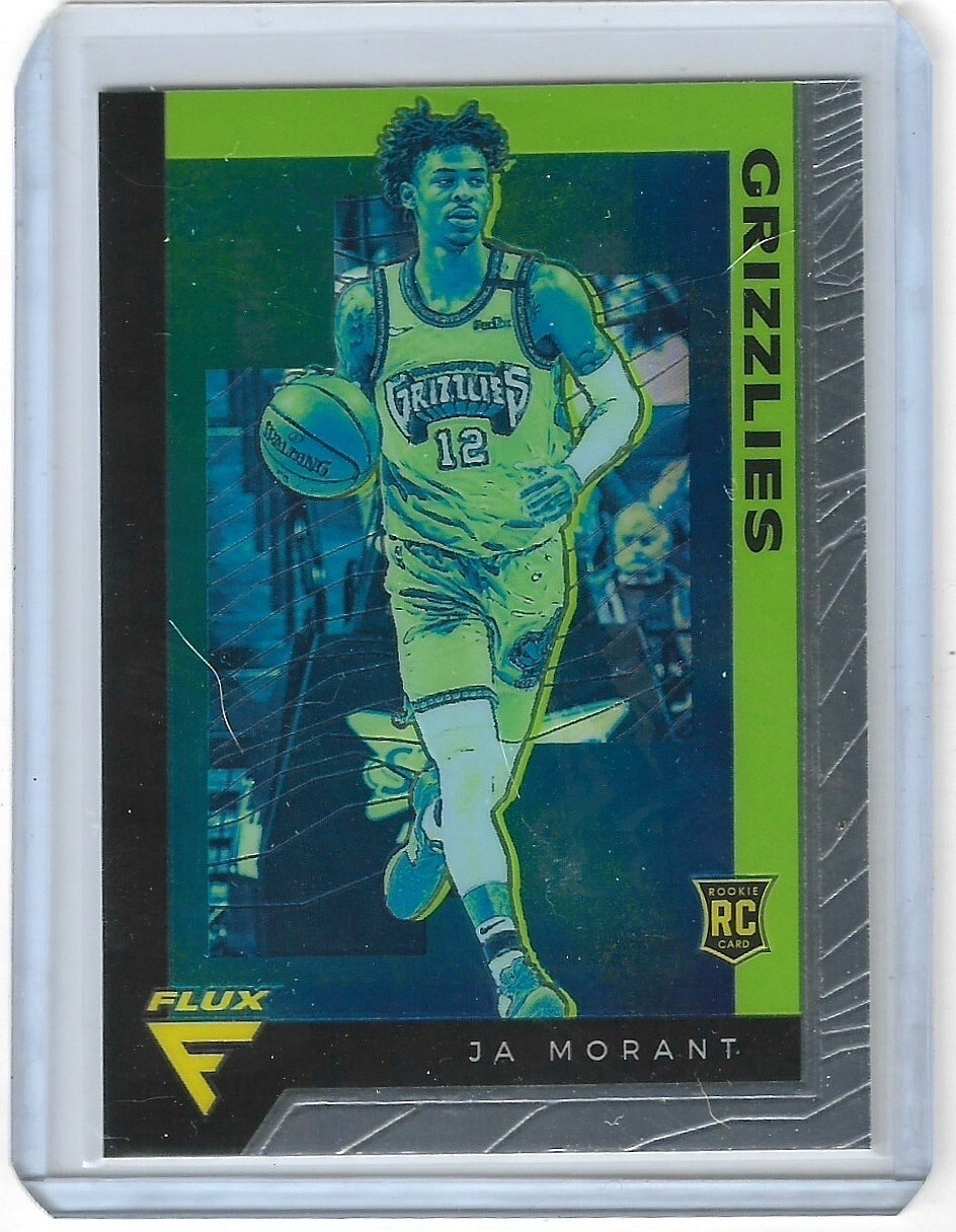 Ja Morant 2019-20 Panini Chronicles Flux RC #595 Memphis Grizzlies