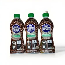 Lot Of 3 Bar Keepers Friend COFFEE MAKER DESCALER 12 fl oz Removes Lime Deposits