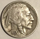 1937-D  NICE HIGH GRADE   BUFFALO NICKEL     #2138-A