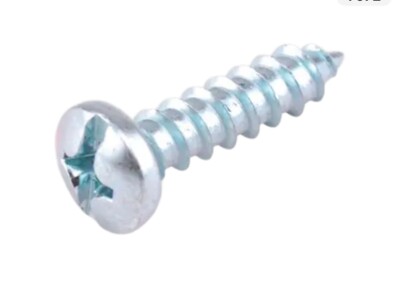 14 X 1  Pan Combo Head Sheet Metal Screw Zinc Plated Type A ; 500 Pieces