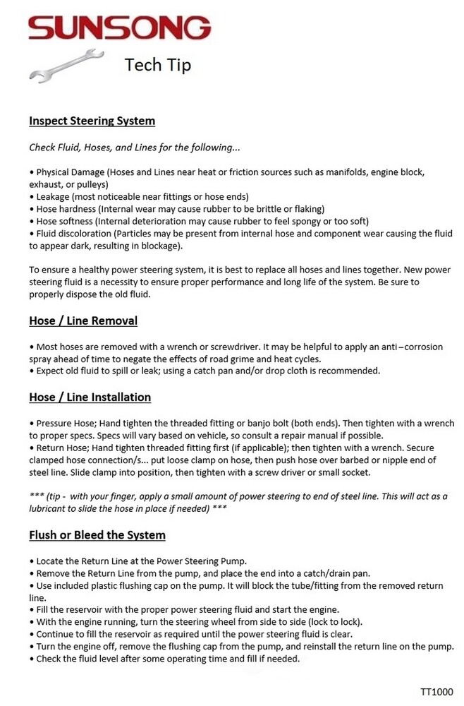 Power Steering Pressure Line Hose Assembly 3401555 fits 1996 Ford  