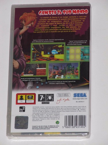 SONY PSP - CRUSH! BRANDNEU VERSIEGELT ITALIENISCHE VERSION VIDEOSPIEL RETRO SELTEN RETRO - Bild 2 von 2
