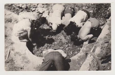 Unusual Gathering of Young Minds Peering into the Hole Snapshot Abstract Photo