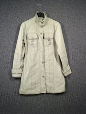 Womens Sos Jensen Beige Parka Coat Size S