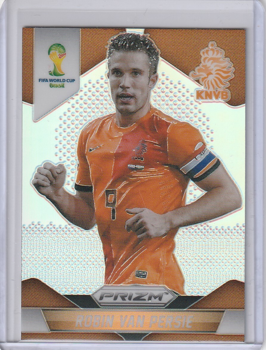 ROBIN VAN PERSIE Netherland 2014 Panini Prizm World Cup Brazil #35 Silver Prizm
