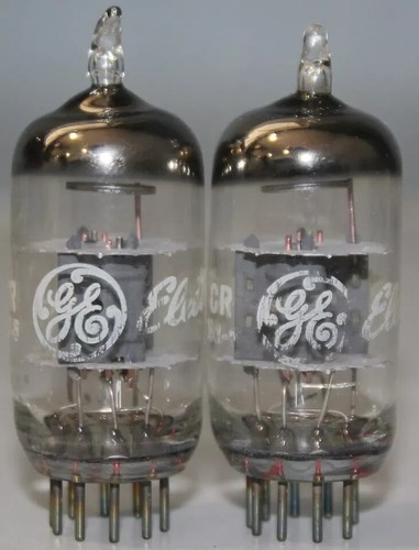 12AT7/ECC81 GE O GETTER MADE IN USA AMPLITREX TESTED 1 MATCHED PAIR 2 Stück - Bild 6 von 11