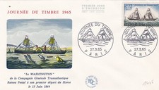 FRANCE 1965 FDC JOURNEE DU TIMBRE  YT 1446
