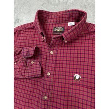 Creekwood Men's Shirt Size XLT Made In USA! Flannel Checked/Plaid