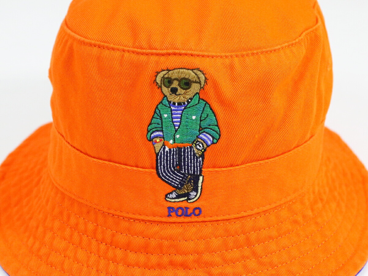 Polo Ralph Lauren Polo Bear Preppy Bear Safari Bucket Hat Cap