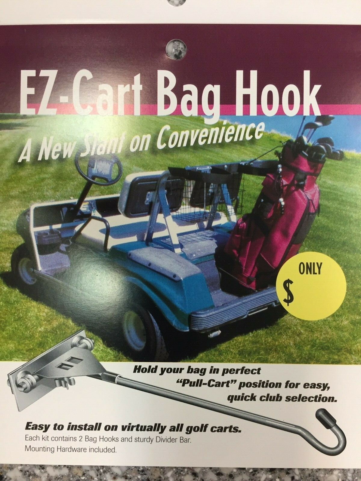 EZ Cart Golf Bag Hook eBay