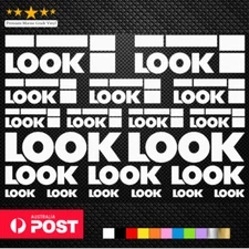 LOOK - KIT Vinyl Decals Stickers Sheet Bike Frame Cycle Cycling Bicycle v2