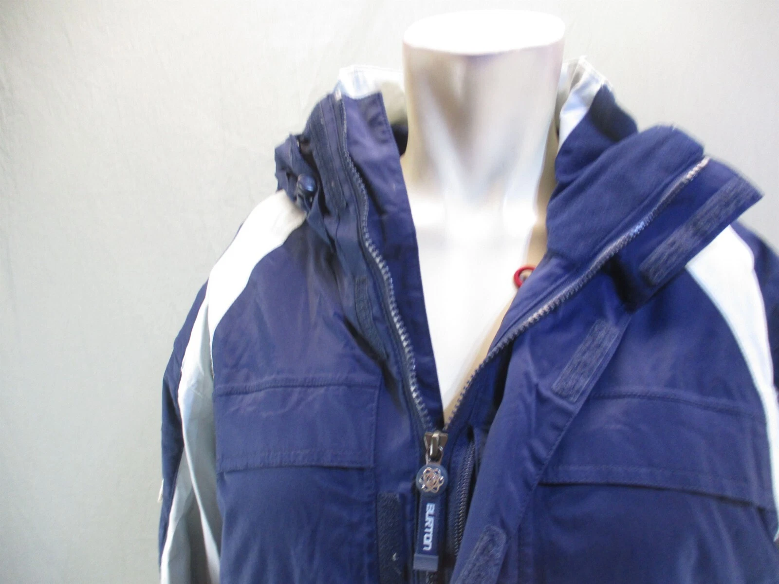 burton formula nylon full zip powder skirt snowboard jacket