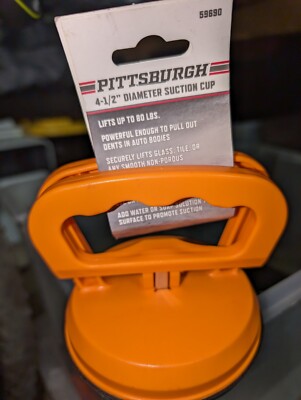 Pittsburgh 40993 Automotive 4-1/2  Diameter Suction Cup Model 40993