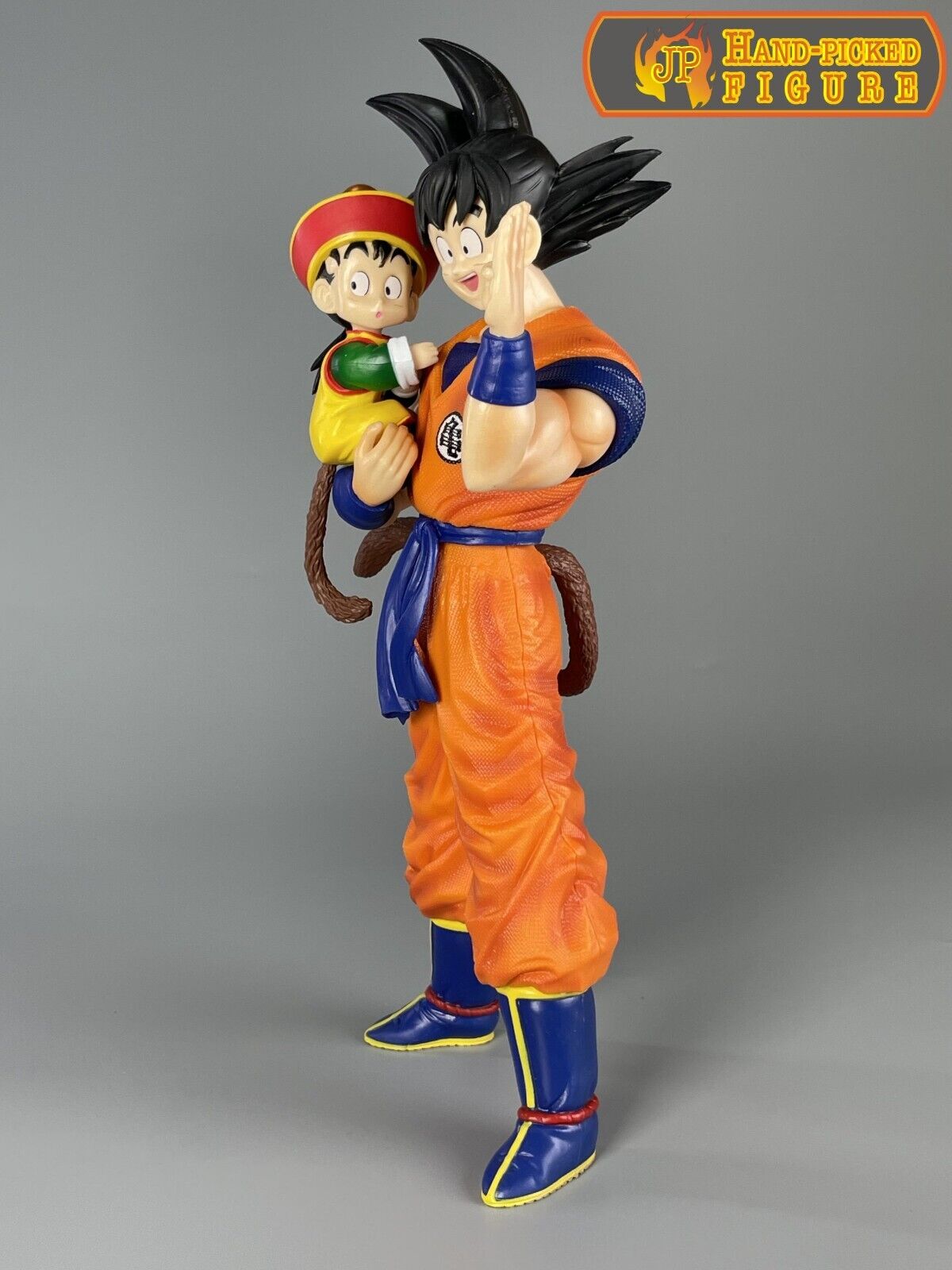 30cm Anime Goku Dragon Ball Figures GK Son Goku Son Gohan Father Holding  His Son Action Figures PVC Collection Model Statue Toys