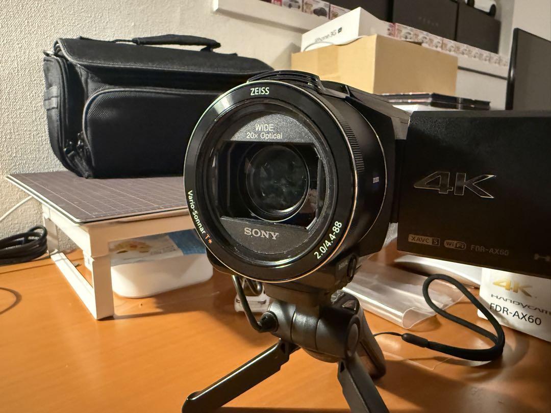 SONY HANDYCAM FDR-AX60 4K Video Camera 30x Zoom Hi-Res