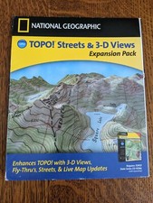 National Geographic Topo Streets  3-D Views Expansion Pack - GPS USA MAPS 2004