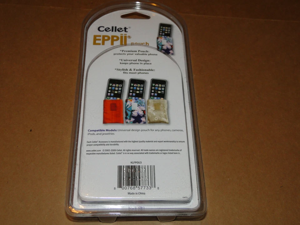 ¡NUEVO! Cellet Eppii Universal Premuim Mariposas Bolsa Llevar 4 Teléfonos, Ipods Foto 4 de 4