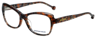 Jonathan Adler Designer Cateye Reading Glasses JA309-Brown Marble 53mm PIK POWER