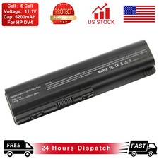 Replacement Battery for HP dv4 dv5 dv6 G50 G60 G61 G70 HSTNN-UB72 EV06 5200mAh