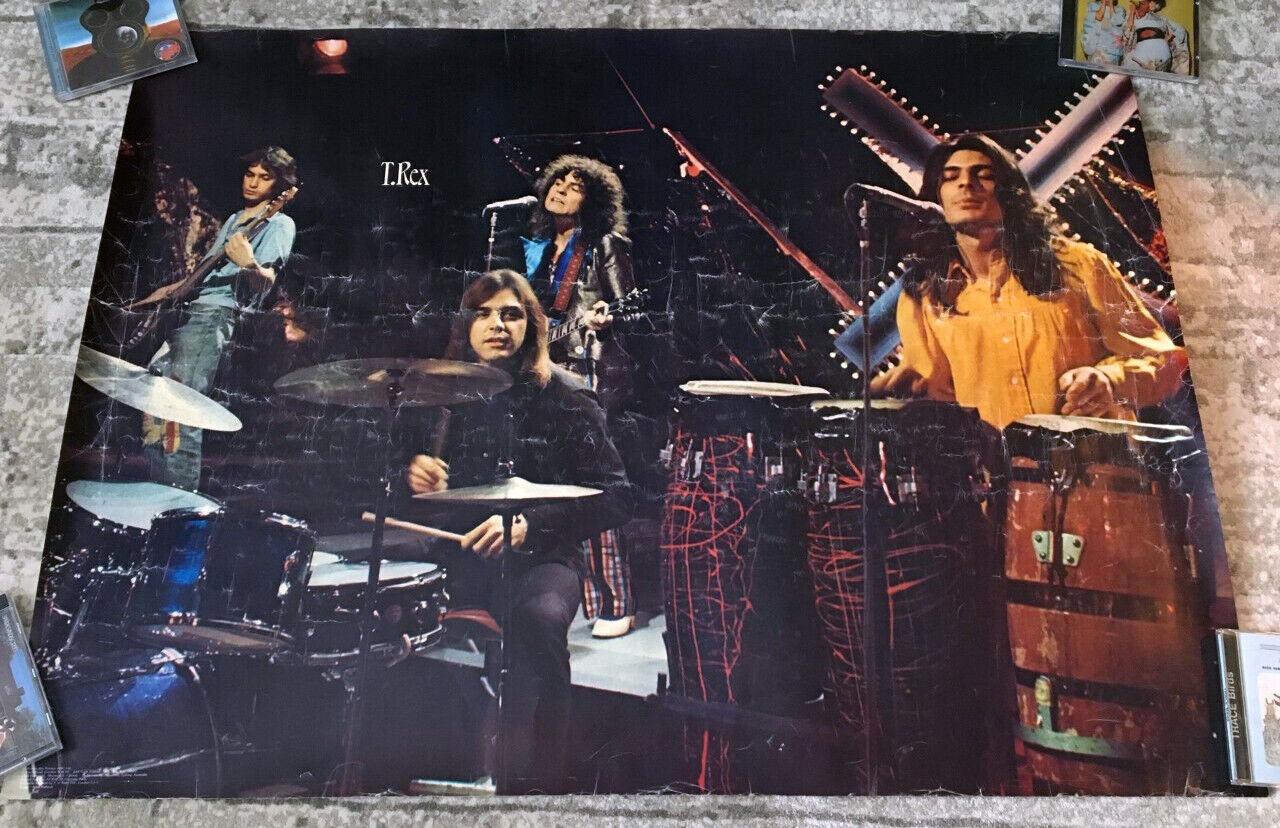 T.Rex poster Marc Bolan poster Original UK Vintage 1976 poster H