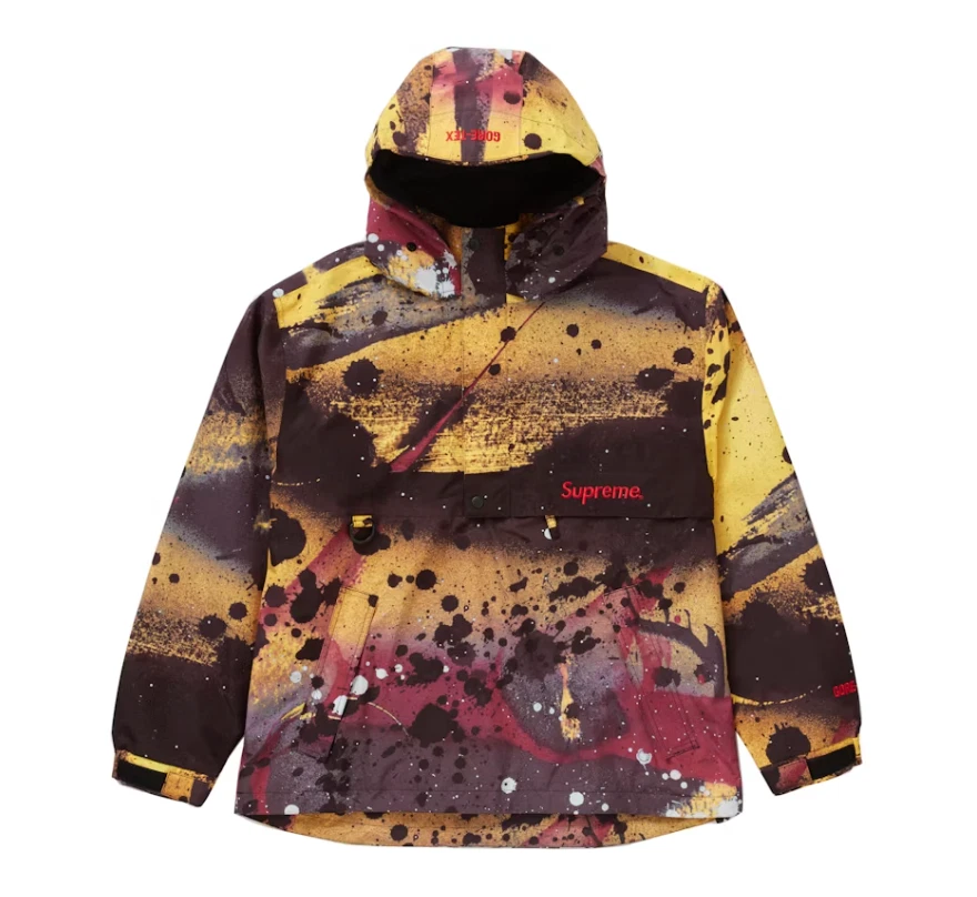Supreme Gore Tex Anorak Rammellzee SS20 jaune moyen flambant neuf avec étiquette