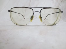 Flexon Autoflex 17 Marchon Eyeglasses Frame Unisex Gunmetal Aviator Half Rim 140