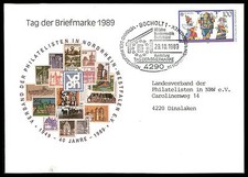 BRD SONDERBELEG 1989 TAG DER BRIEFMARKE SSt BOCHOLT EUROPA CEPT cg98