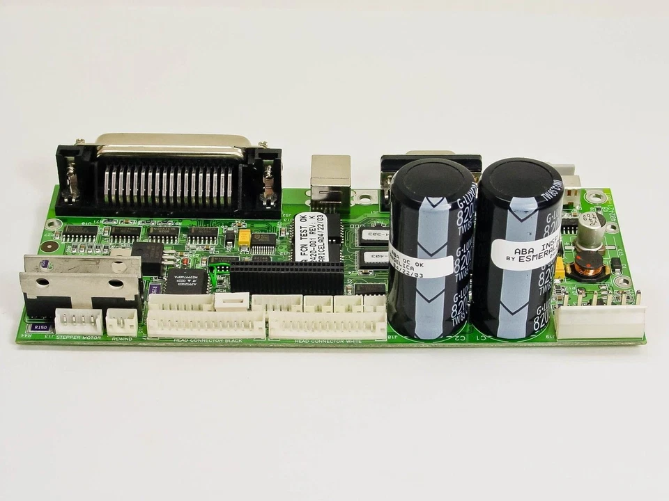 Zebra 402420-001 Printer Motherboard Module w/ Head and Stepper Motor Connectors - Image 2 of 4