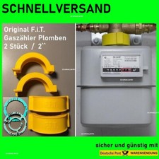F.I.T. Sicherungsschellen FIT Plombierschelle 2 Zoll Gaszähler inkl. Dichtung