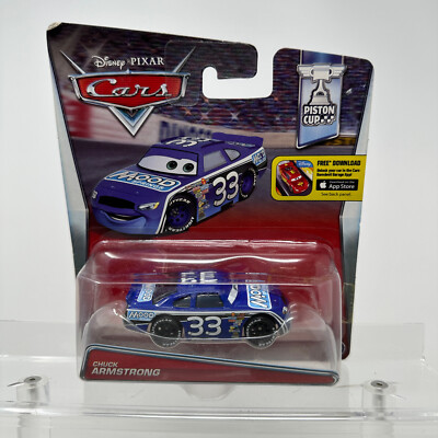 Disney Pixar Cars Chuck Armstrong 33 Piston Cup Mood Springs