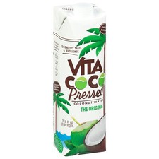 Vita Coco Coconut Water Pressed Coconut 33.8 fl oz Pack of 12 